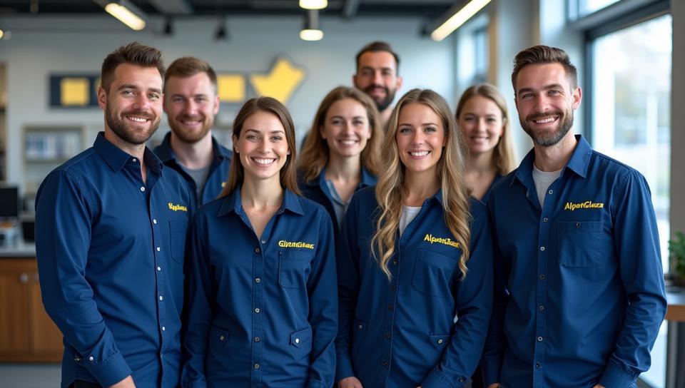 Teammitglieder von AlpenGlanz Car Care AG