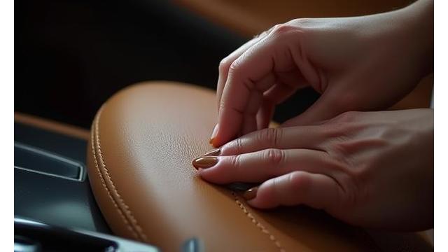 Nahaufnahme einer detaillierten Autopflege
